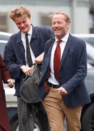 Finlay Glen and his father, Iain